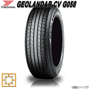 サマータイヤ 新品 ヨコハマ GEOLANDAR CV G058 ジオランダー 245/55R19インチ 103H 1本