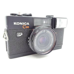 7708602-4【KONICA】コニカ/C35 EF/38mm F28/コンパクトフィルムカメラ/フィルムカメラ/シャッター動作確認済み、他.未確認