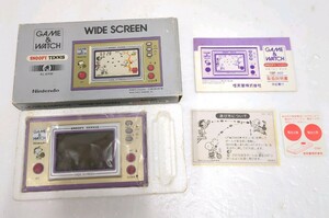 60/T5■１円〜 NINTENDO SP-30 ゲーム&ウオッチ スヌーピーテニス 箱説付 GAME＆WATCH SNOOPY TENNIS 任天堂ゲームウォッチ