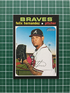 ★TOPPS MLB 2020 HERITAGE HIGH NUMBER #518 FELIX HERNANDEZ［ATLANTA BRAVES］ベースカード 20★