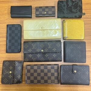 1円〜 Louis Vuitton・Burberry・feilerなど財布 キーケース 携帯ケース おまとめ11点セット　美品あり