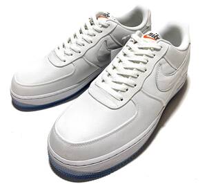 【新品】NIKE BY YOU UNLOCKED AIR FORCE 1（US11/29cm）ナイキ バイ ユー アンロックド エアフォース 1 ツイル 白 クリアソール