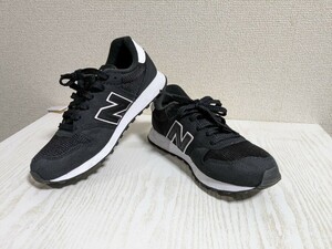 500 ニューバランス 23.5cm New Balance ブラック スニーカー レディース 