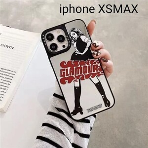 人気！iphone XSMAX ミラーシルバー スマホケース