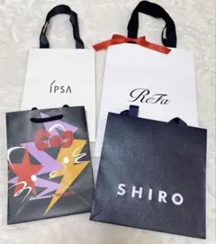 ÍPSA ReFa shuuemura SHIRO ショップ袋4点セット