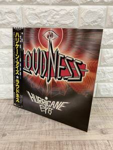 ☆美盤　帯付　LPレコード　HURRICANE EYES 　ハリケーン・アイズ　LOUDNESS ラウドネス　歌詞対訳付 P-13540 ロック