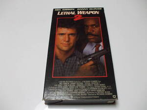 米国現地購入ビデオ「LETHAL WEAPON２」（リーサルウェポン2）レア物・字幕無