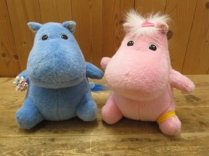 即決・ムーミンとフローレンのぬいぐるみ 2体セット・BANDAI LITTLE KID・MOOMIN・バンダイ リトル キッド