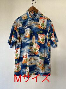 Mサイズ ポロ ラルフローレン ハワイアンシャツ アロハシャツ POLO RALPH LAUREN VINTAGE CAMP