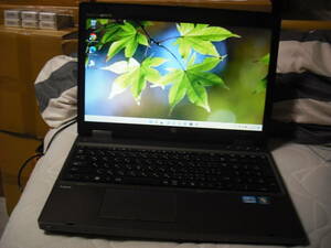 即決 hp ProBook 6560b　Windows11 Home 64bit　Intel Core i5-2540M 2.60GHz　4GB 320GB　15.6型　ブラック系　Li-Office　AC付 ◇p1447◇