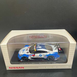 送料無料 美品 エブロ KONDO Racing Team 1/43 2017年 SUPER GT 24号車 Forum Engineering ADVAN GT-R モデルカー ミニカー