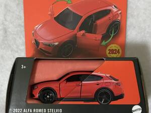 マッチボックス 2022 AlfaRomeo STELVIO 赤 MATCHBOX アルファロメオ ステルヴィオ MOVING PARTS ムービングパーツ ドア開閉 未開封