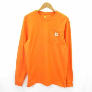 Carhartt ワーカー ポケット ロングスリーブ 長袖Tシャツ sizeS/カーハート　0902