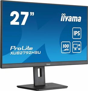 マウスコンピューター モニター ディスプレイ iiyama XUB2792HSU-B6 27イン(中古品)