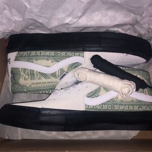 Supreme Vans Dollar Skate Grosso Mid 27cm