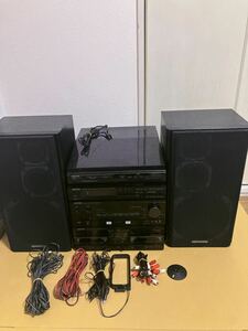 ☆超希少通電品☆KENWOOD/ケンウッド システムコンポROXY DG3 / T-7R/P-5R/X-5WR/A-3R/各種ケーブルのセット