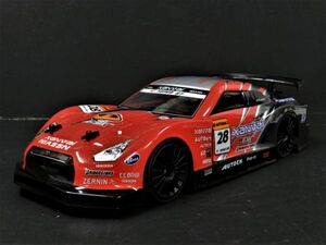 2.4GHz 1/14 ドリフトラジコン ＧＴＲ タイプ 黒赤【塗装済み完成品フルセット】☆最高時速30ｋｍ/ｈ☆