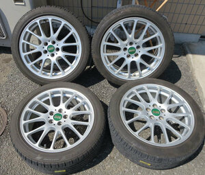 BBS RE5005 鍛造 17x7.0J +48 PCD 100/5H 215/45R17 プリウス30 (4本セット) 2020年15週生産 美品　直接引取り可能