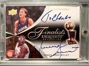 最高級直書/25枚限定 Auto 07-08 Upper Deck Exquisite Finalists Horace Grant Tom Chambers Bulls 1993 NBA Finals Panini バスケ ブルズ
