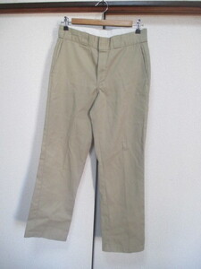 W71 ? ◆Dickies ディッキーズ◆ワークパンツ◆ベージュ系◆used②