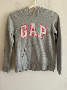 【送料無料】中古 GAP ギャップ キッズ ロゴ パーカー サイズ140