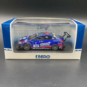 SUS805 エブロ 1/43 SUBARU WRX STI Nurburgring 24-hour Race 2016 ミニカー