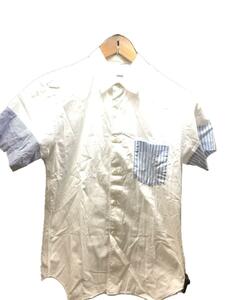 COMME des GARCONS SHIRT◆長袖シャツ/S/コットン/WHT/無地/ｓ19010//