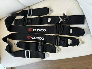 CUSCO クスコ シートベルト レーシングハーネス 4点式 ブラック 黒