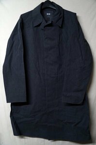 ◆UNIQLO ユニクロ◆ブロックテックステンカラーコート グレー◆