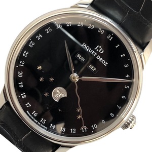 ジャケ・ドロー JAQUET DROZ エクリプス オニキス J012630270 ステンレススチール 腕時計 メンズ 中古