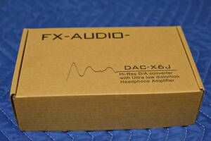 FX-AUDIO-DAC-X6J ヘッドフォンアンプ搭載 ハイレゾDAC USB 光 オプティカル 同軸 デジタル 最大24bit 192kHz ACアダプター付き