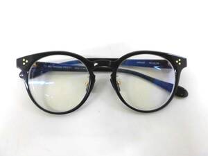 5454BNZ◎Oh My Glasses TOKYO OMG-131 Nancy 黒 ブラック BK オーマイグラス めがね 眼鏡 メガネフレーム アイウェア 日本製◎中古