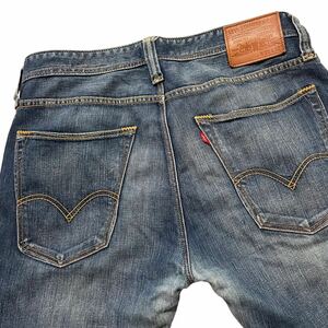 ハイブランドと合わせる 漢の Levi’s リーバイス　511 30399-0003 W32 スキニー　鬼ヒゲ ストレッチ 革パッチ ライトオンス ジーンズ