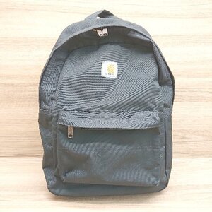 ◇ Carhartt カーハート シンプル リュック 通学 ワンポイント バックパック ブラック レディースメンズ E