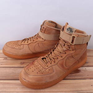 z6197 ナイキ エアフォース1 ハイ US11 29.0cm/キャメル ブラウン NIKE AIRFORCE1 HI メンズ スニーカー 中古