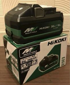 ★100円スタート！★送料無料★未使用　HiKOKI マルチボルト　BSL36B18X リチウムイオン電池　