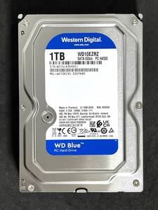 【送料無料】　★ 1TB ★　WD Blue　/　WD10EZRZ　【使用時間： 946 ｈ】　2023年製　Western Digital Blue　良品　3.5インチ 内蔵HDD　