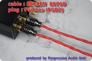 ■■ BELDEN 88760＋RCA Gp_plug（PG02）/0.45m×2本