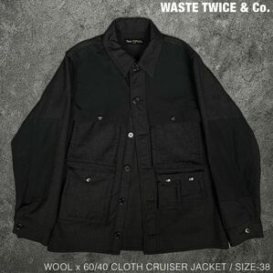 WASTE TWICE & Co. ウール x ロクヨン クルーザージャケット ウエストトゥワイス