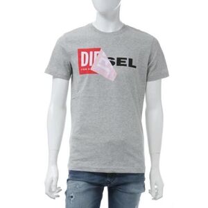 DIESEL Tシャツ M T DIEGO QA T-SHIRT グレー　ディーゼル