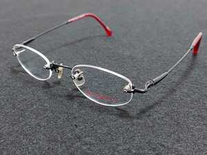 新品 Super memory-S スーパーメモリー　日本製　メガネ　眼鏡　高級感　上品　ツーポイント　軽い　　超弾性