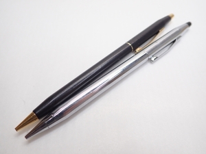 V398　シャープペンシル　クロス　CROSS　シルバー・ブラックカラー　ヴィンテージ　Vintage mechanical pencil