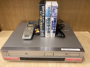 本州・四国のみ送料無料 SONY/ソニー VHS DVDレコーダー 2004年製 RDR-VD60 中古品 VHS再生OK（おまけ3本）・DVD不安定の為ジャンク品