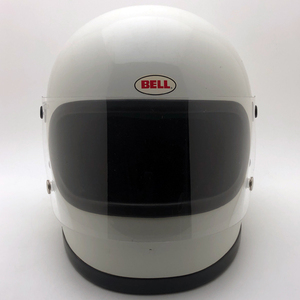 送料無料 BHVシールド付 BELL STAR III WHITE 58cm/ベルスター3白ビンテージヘルメットフルフェイスオンロードフルフェイスIIIIV12060s70s