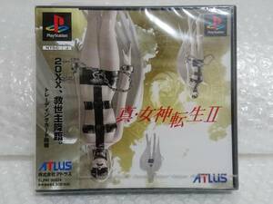 未開封+廃盤品+難あり　ATLUS　PS　真・女神転生 Ⅱ　バグ修正版　アトラス　プレイステーション