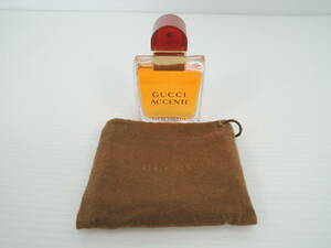 △未使用 GUCCI グッチ ACCENTI アチェンティ オードトワレ 50ml ドイツ製 保管袋付き 香水 EDT スプレー 廃盤/管理9882A11-01260001