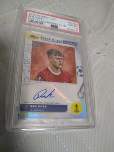 2023-24 TOPPS FINEST UEFA CLUB COMPETITIONS FINEST FIRST CLASS ROOKIES AUTOGRAPHS RCABD BEN DOAK PSA10