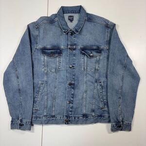 【XL】 GAP Wash Well Icon Denim Jacket ギャップ ウォッシュ ウェル アイコン デニム ジャケット T891