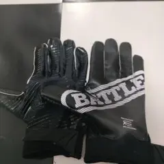 BATTLE アメリカンフットボールグローブ 黒