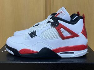 ◇新品 NIKE AIR JORDAN 4 RETRO DH6927-161 US9.5 27.5cm WHITE/FIRE RED-BLACK ナイキ エアジョーダン 4 レッドセメント CEMENT